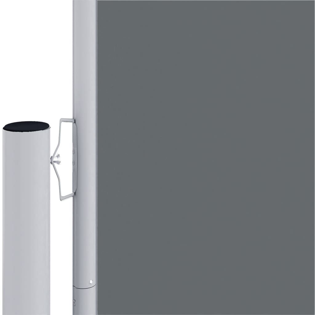 vidaXL Retractable Side Awning Anthracite 160x1000 cm
