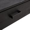 vidaXL Coffee Table Black 90x50x35 cm Solid Pinewood