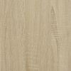 vidaXL 4 Piece Bathroom Furniture Set Smoked Oak Engineered Wood