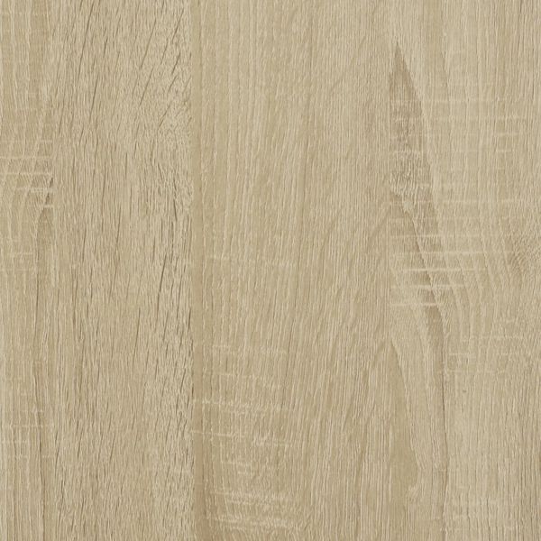 vidaXL 4 Piece Bathroom Furniture Set Smoked Oak Engineered Wood