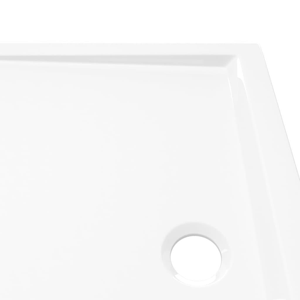 vidaXL Rectangular ABS Shower Base Tray 80x100 cm