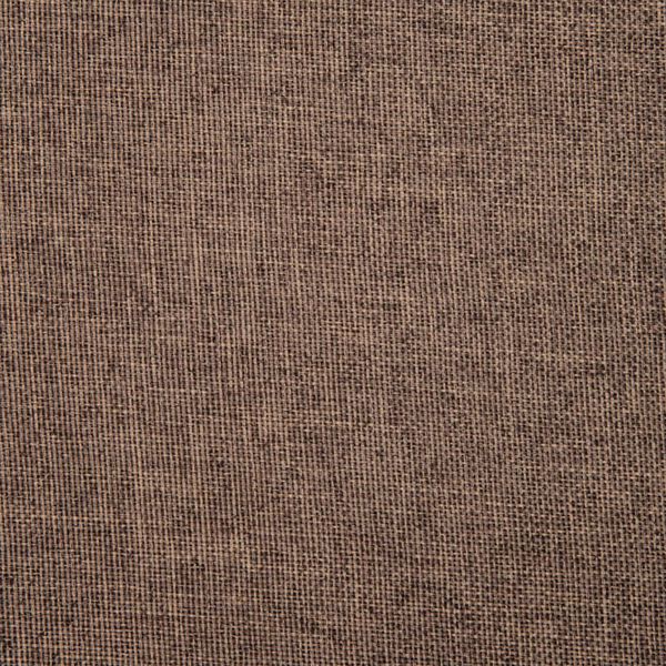 vidaXL Swivel Office Chair Brown Fabric