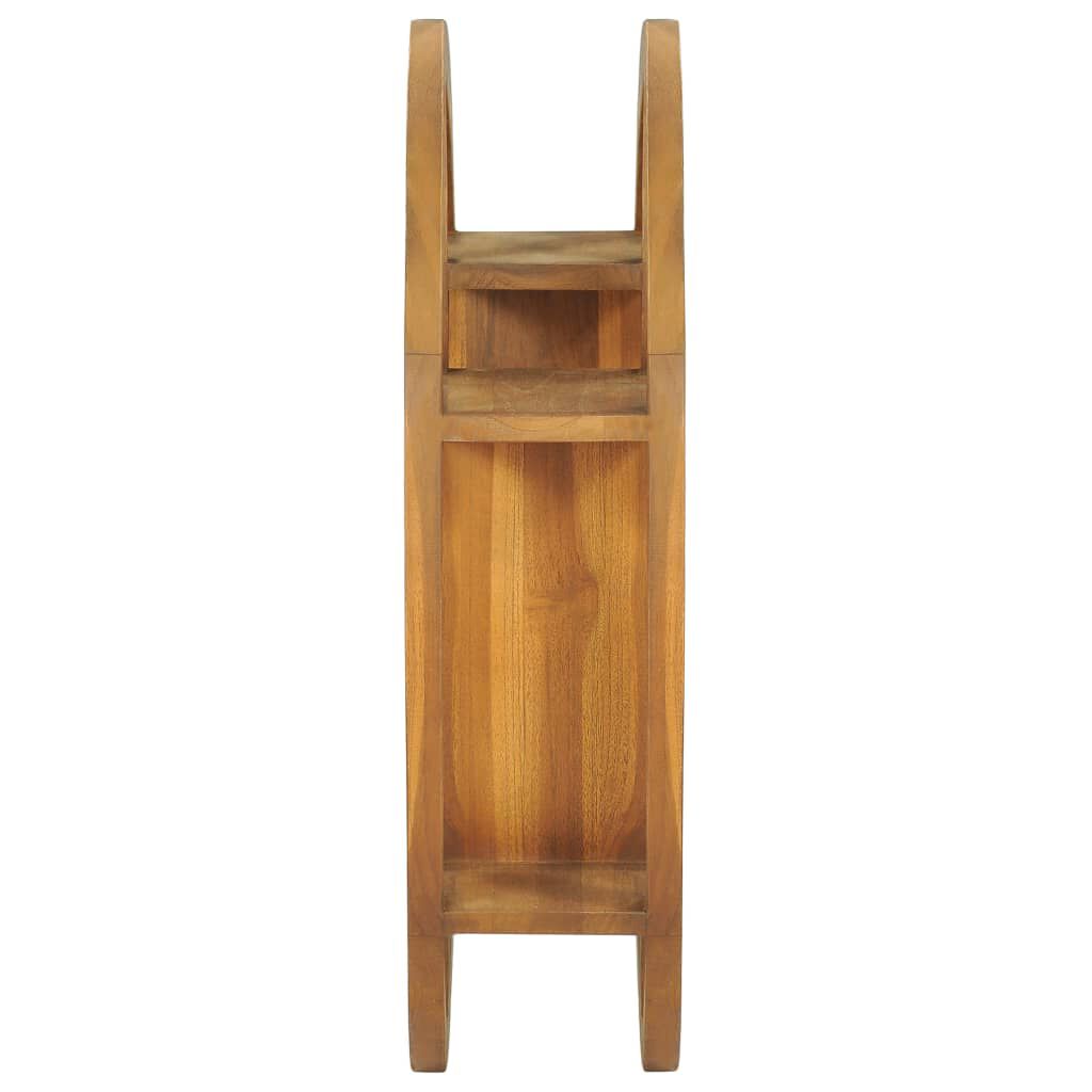 vidaXL Yin Yang Wall Shelf 60x15x60 cm Solid Teak Wood