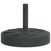 vidaXL Parasol Base for &Oslash;38 / 48 mm Poles 25 kg Round