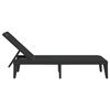 vidaXL Sun Lounger Anthracite 186x60x29 cm PP