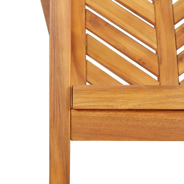 vidaXL Garden Dining Set 3 pcs Brown 150 x 90 x 74 cm
