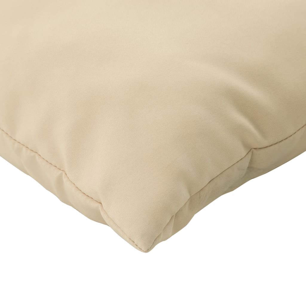 vidaXL Pallet Cushions 3 pcs Beige Oxford Fabric