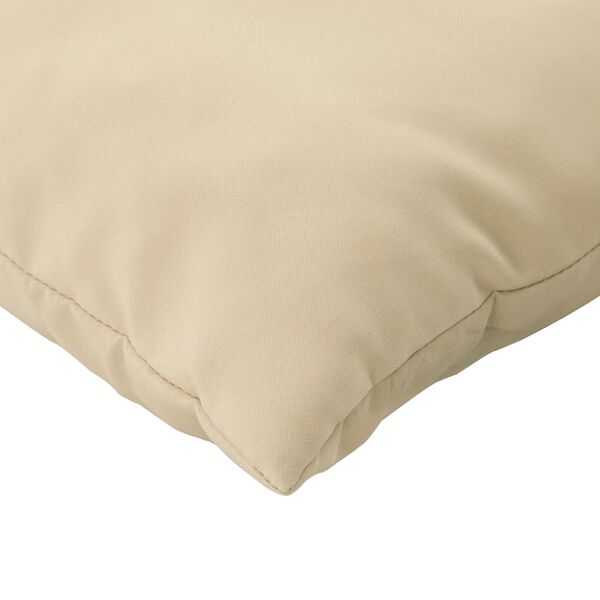 vidaXL Pallet Cushions 3 pcs Beige Oxford Fabric