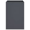 vidaXL Planter Anthracite 52x48x75 cm Steel