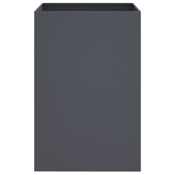 vidaXL Planter Anthracite 52x48x75 cm Steel