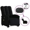 vidaXL Electric Stand up Massage Recliner Chair Black Fabric