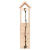 vidaXL Playhouse with Climbing Wall Solid Wood Pine