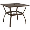 vidaXL 3 Piece Garden Dining Set Textilene and Steel