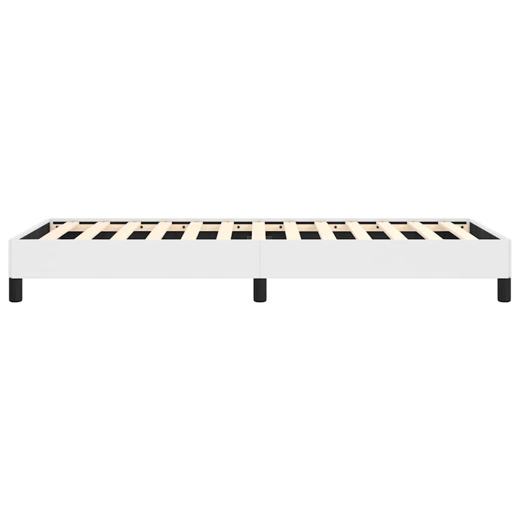 vidaXL Bed Frame without Mattress White 100x203 cm Twin XL Faux Leather