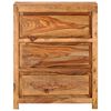 vidaXL Drawer Cabinet 60x33x75 cm Solid Wood Acacia