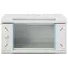 vidaXL 6U Wall Mounted Network Cabinet 19" IP20 53x40x30 cm
