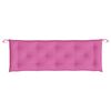 vidaXL Garden Bench Cushions 2pcs Pink 150x50x7cm Fabric