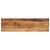 vidaXL Table Top 100x30x2.5 cm Rectangular Solid Wood Rough Mango