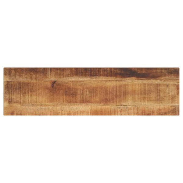vidaXL Table Top 100x30x2.5 cm Rectangular Solid Wood Rough Mango