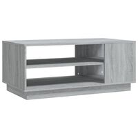vidaXL Coffee Table Grey Sonoma 102x55x43 cm Engineered Wood