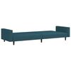 vidaXL 2-Seater Sofa Bed Blue Velvet