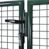 vidaXL Garden Mesh Gate Fence Door Wall Grille 306x75 cm