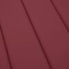 vidaXL Sun Lounger Cushion Wine Red 200x70x3cm Oxford Fabric