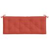 vidaXL Garden Bench Cushion Melange Red 120x50x7 cm Fabric