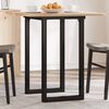 vidaXL Dining Table Legs O-Frame 60x50x73 cm Steel