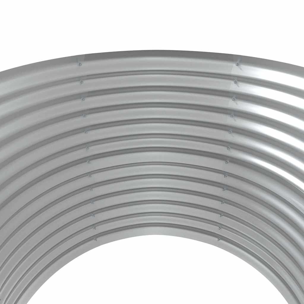 vidaXL Garden Raised Bed Powder-coated Steel 100x100x68 cm Grey