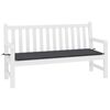 vidaXL Garden Bench Cushion Anthracite 200x50x4 cm Oxford Fabric