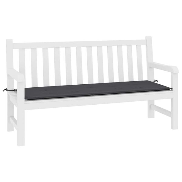 vidaXL Garden Bench Cushion Anthracite 200x50x4 cm Oxford Fabric