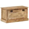 vidaXL Shoe Storage Bench 85x40x45 cm Solid Mango Wood