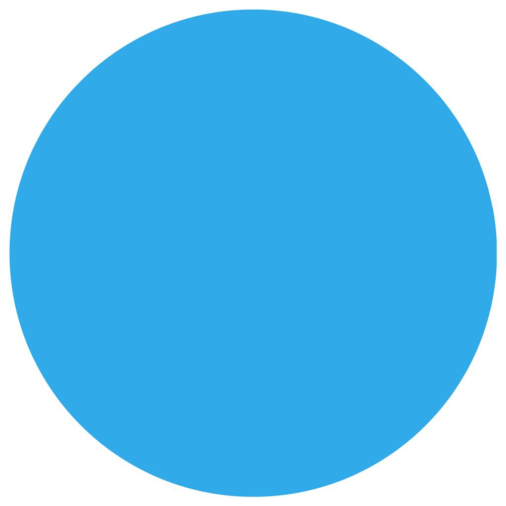 vidaXL Floating Round PE Solar Pool Film 250 cm Blue