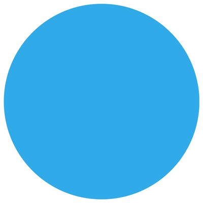 vidaXL Floating Round PE Solar Pool Film 250 cm Blue
