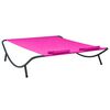 vidaXL Outdoor Lounge Bed Fabric Pink