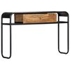 vidaXL Console Table 118x30x75 cm Solid Mango Wood
