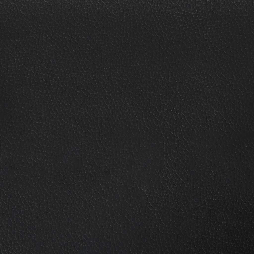 vidaXL Bed Frame without Mattress Black 100x203 cm Twin XL Faux Leather