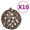 vidaXL Artificial Hinged Christmas Tree 300 LEDs & Ball Set 240 cm