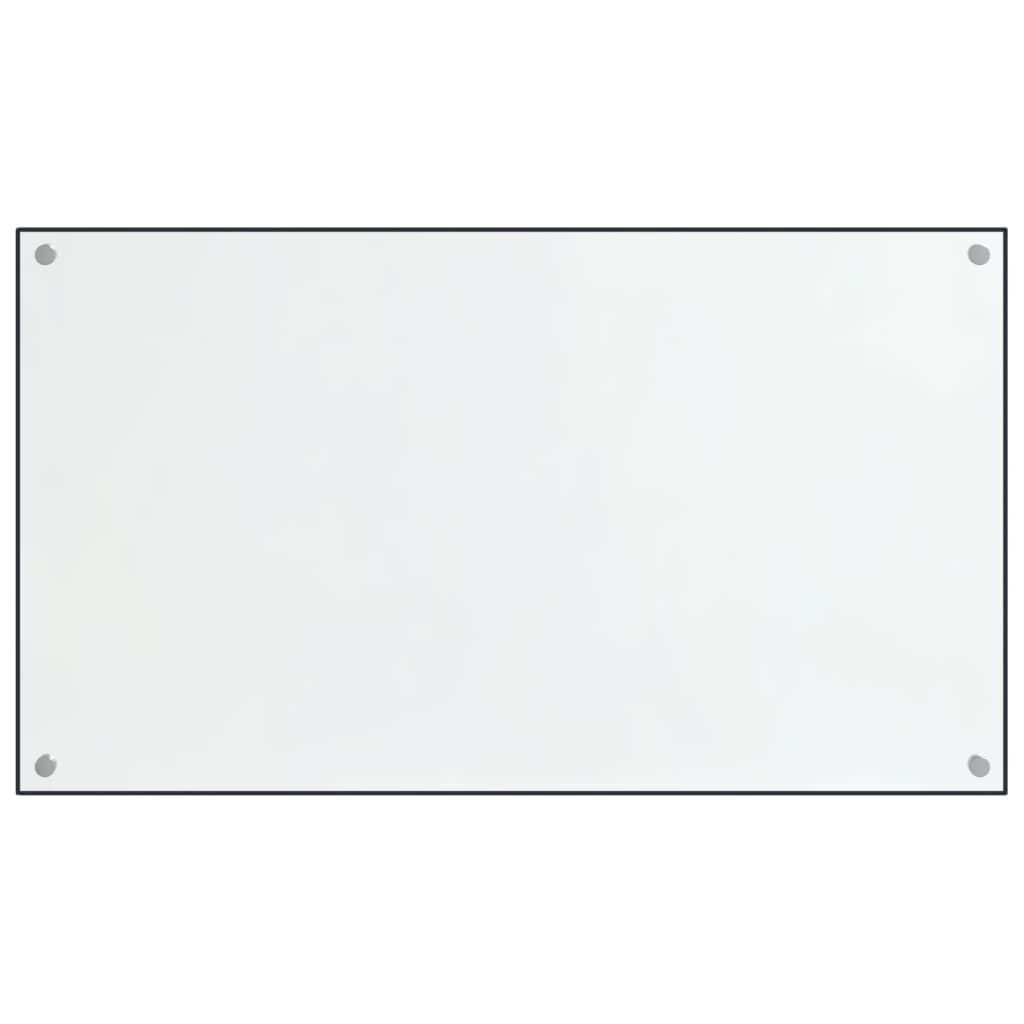vidaXL Kitchen Backsplashes 2 pcs Transparent 70x50 cm Tempered Glass