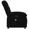 vidaXL Electric Stand up Massage Recliner Chair Black Fabric