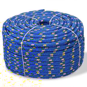 vidaXL Marine Rope Polypropylene 10 mm 50 m Blue