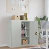 vidaXL File Cabinet Light Grey 90x40x105 cm Steel