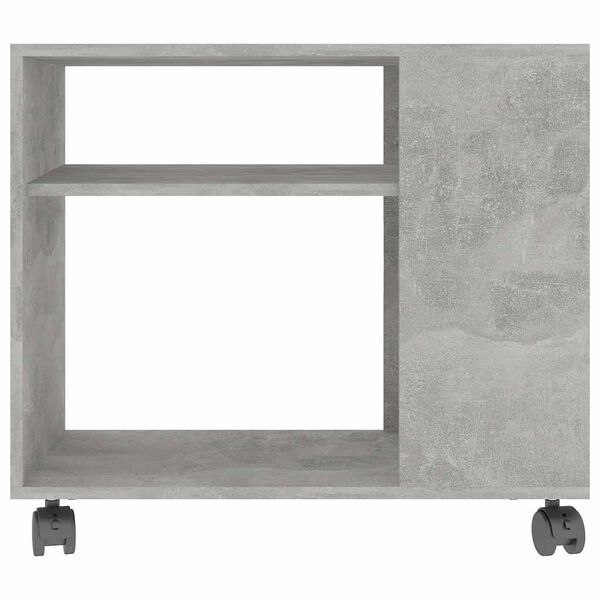 vidaXL Side Table Concrete Grey 70x35x55 cm Engineered Wood