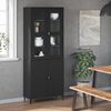 vidaXL Top for Highboard VIKEN Black Engineered Wood