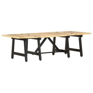 vidaXL Extendable Coffee Table 160x70x45 cm Solid Mango Wood