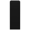 vidaXL Wall Cube Shelves 3 pcs Black MDF