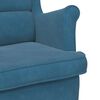 vidaXL Armchair Blue Velvet