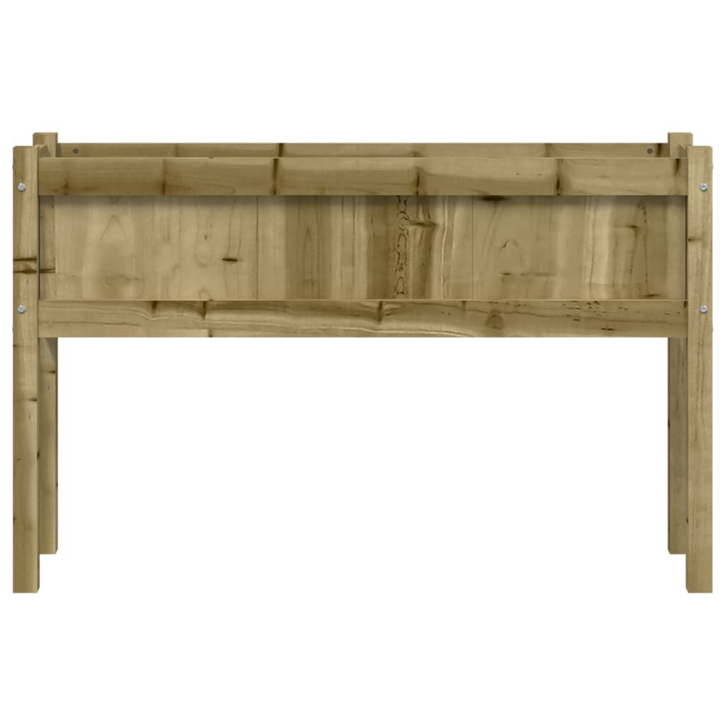 vidaXL Garden Planter with Legs 110x31x70 cm Impregnated Wood Pine