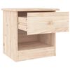 vidaXL Bedside Cabinet ALTA 41x35x41 cm Solid Wood Pine